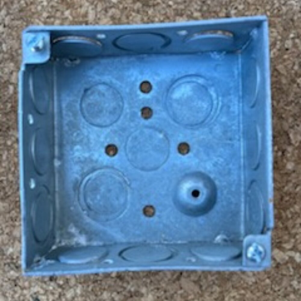 Two - Southwire 4 Square Junction box Welded